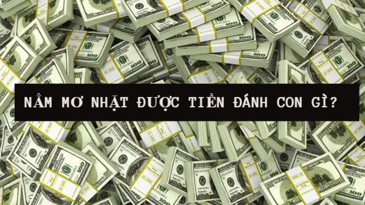 mơ nhặt được tiền